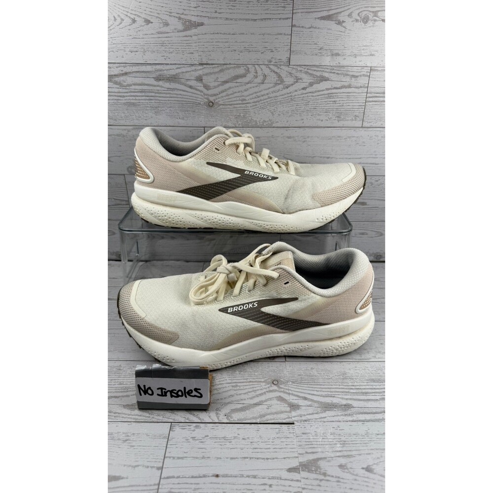 Brooks Ghost 16 Weatherized 1204251B184 White US 10B Womens Running Shoes #389